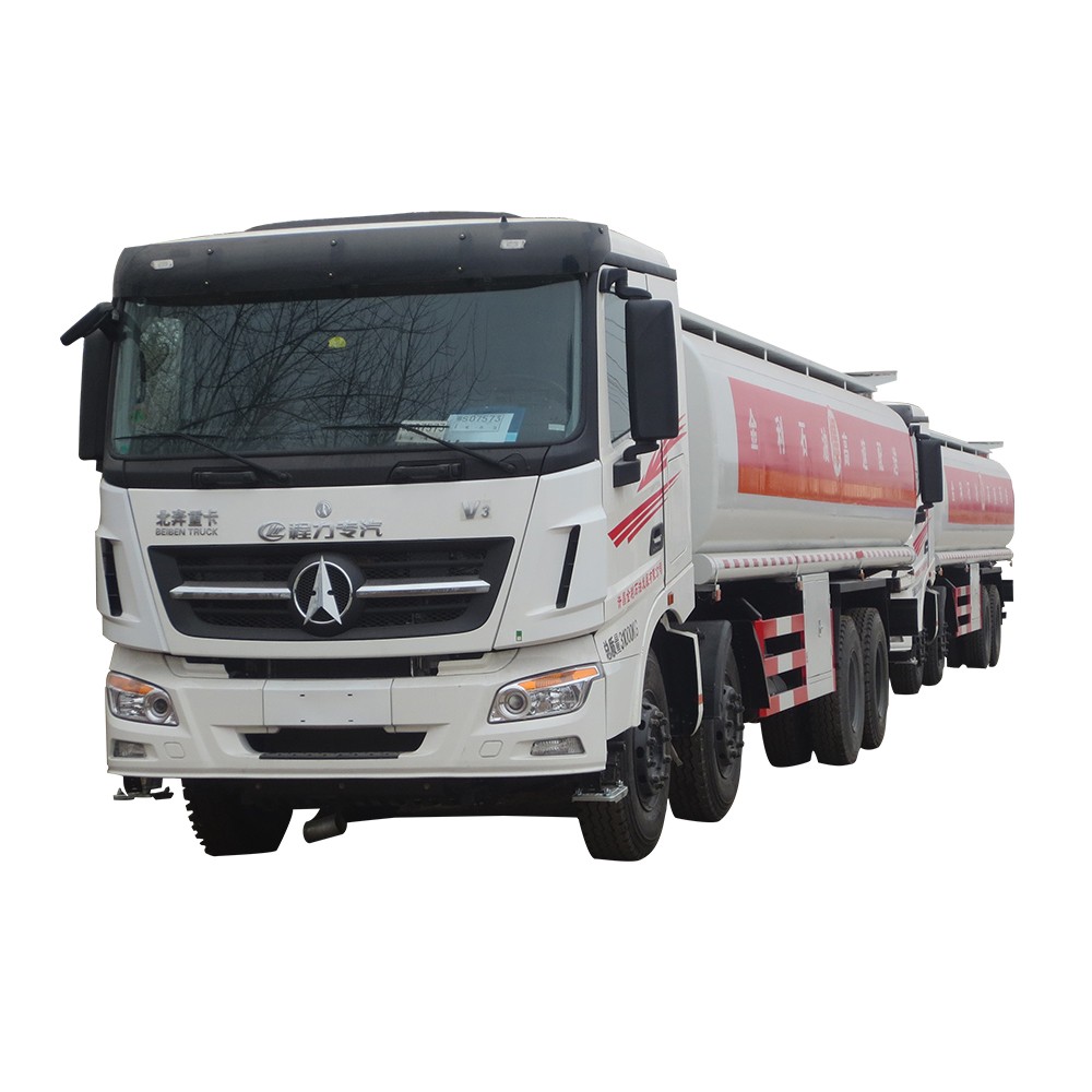 Beiben 8 * 4 truk pengisian bahan bakar 35000 liter
