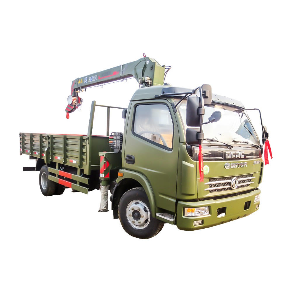 Dongfeng 6 Wheel Crane Dengan Truk